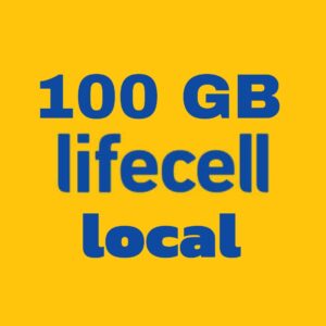 Lifecell ua 100 GB Local