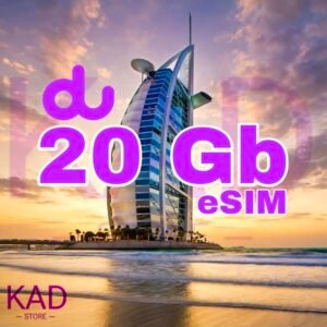 KAD ESIM UAE DU 20 GB