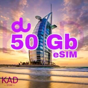 KAD ESIM UAE DU 50 GB