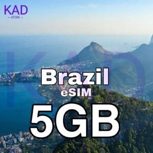 KAD ESIM 5 GB BRAZIL 30 DAYS