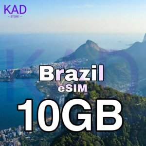 KAD ESIM BRAZIL 10 GB 30 DAYS