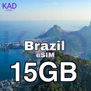 KAD ESIM 15 GB BRAZIL 30 DAYS