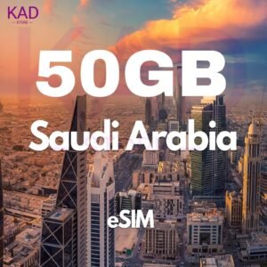 KAD ESIM 50 GB SAUDI ARABIA 30 DAYS