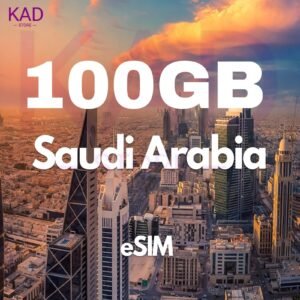 KAD ESIM 100 GB SAUDI ARABIA 60 DAYS