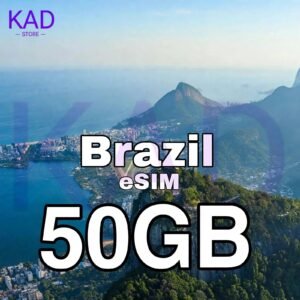 KAD ESIM 50 GB BRAZIL 30 DAYS