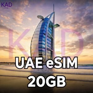 KAD ESIM UAE 20 GB 30 DAYS