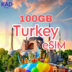 KAD ESIM TURKEY 100 GB 60DAYS
